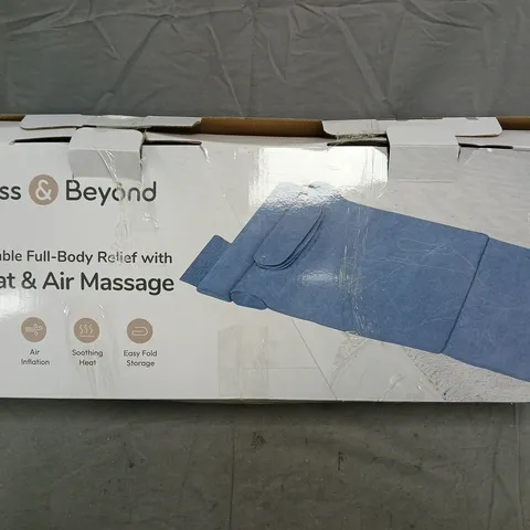 BLISS & BEYOND PORTABLE FULL-BODY HEAT & AIR MASSAGE (BOXED)