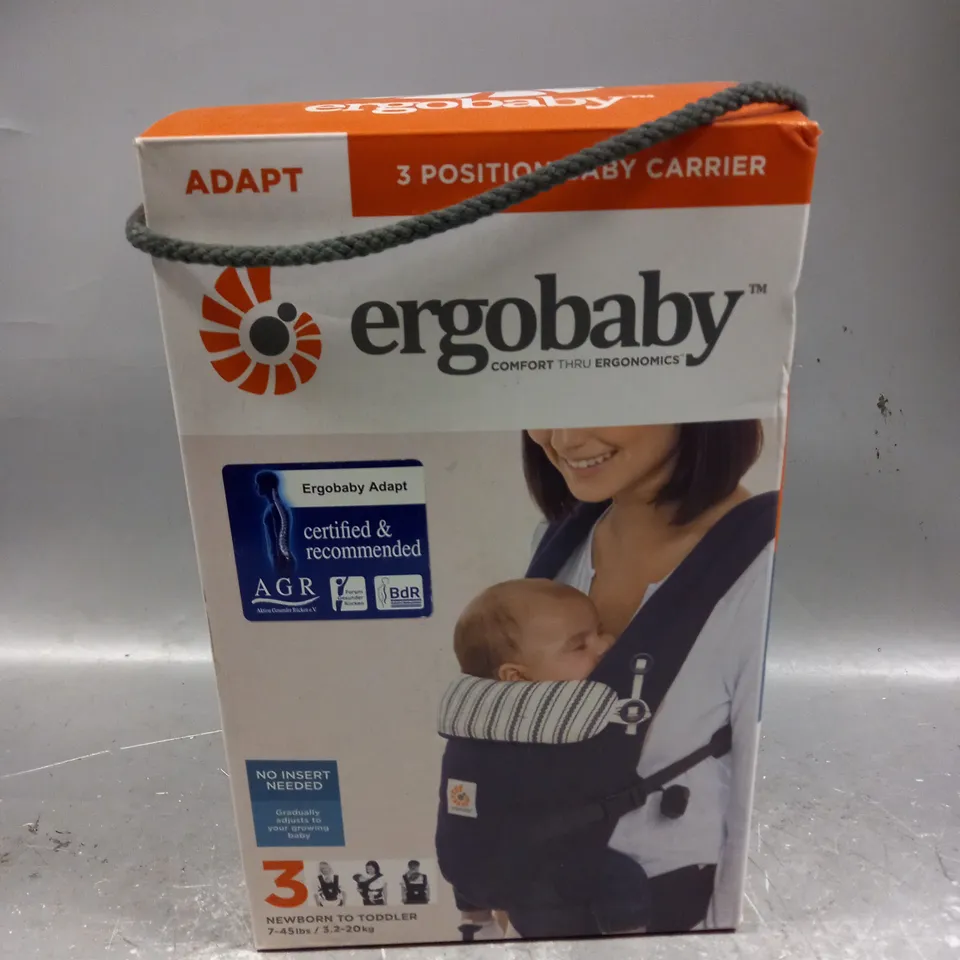 BOXED ERGOBABY 3 POSITION BABY CARRIER 