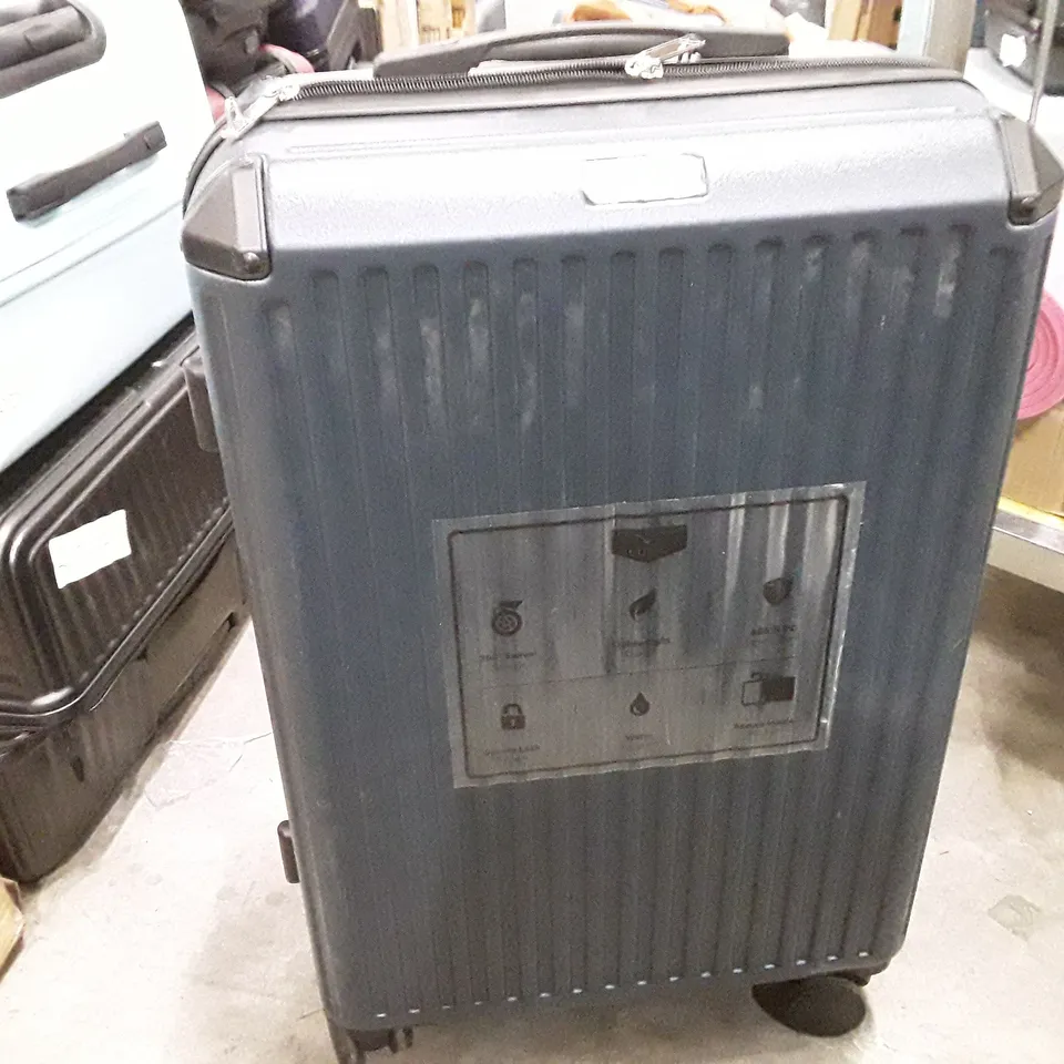 UNBOXED KEPLIN LUGG BIG SIZE TRAVEL LUGGAGE WITH WHEELS SECURE LOCK SYSTEM GREEN COLOUR