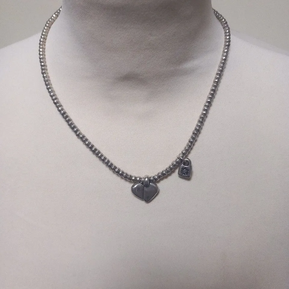 BAGGED UNO DE 50 ROMEO HEART NECKLACE RRP £79