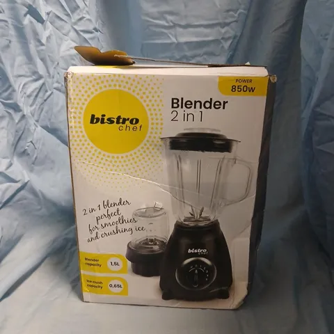 BISTRO CHEF 2-IN-1 BLENDER, 850W, 1.5L – BOXED