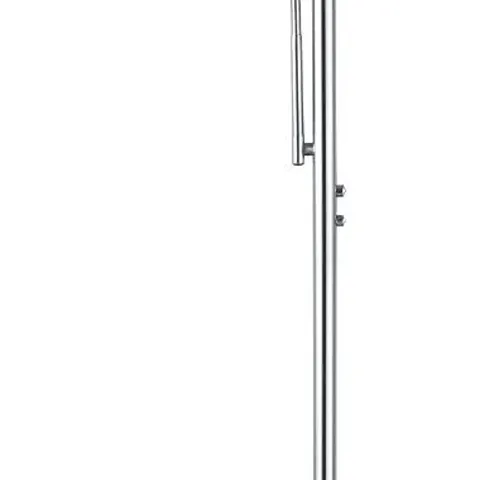 BOXED RL ACKBAR LED STANDING LAMP WITH READING LIGHT SILVER 182.5CM (1 BOX)