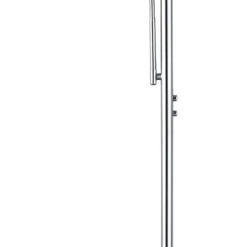 BOXED RL ACKBAR LED STANDING LAMP WITH READING LIGHT SILVER 182.5CM (1 BOX)