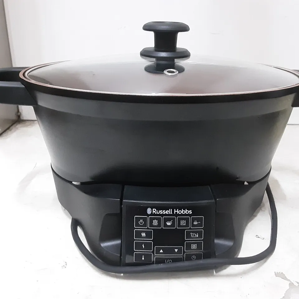 BOXED RUSSELL HOBBS GOOD TO GO MULTI-COOKER