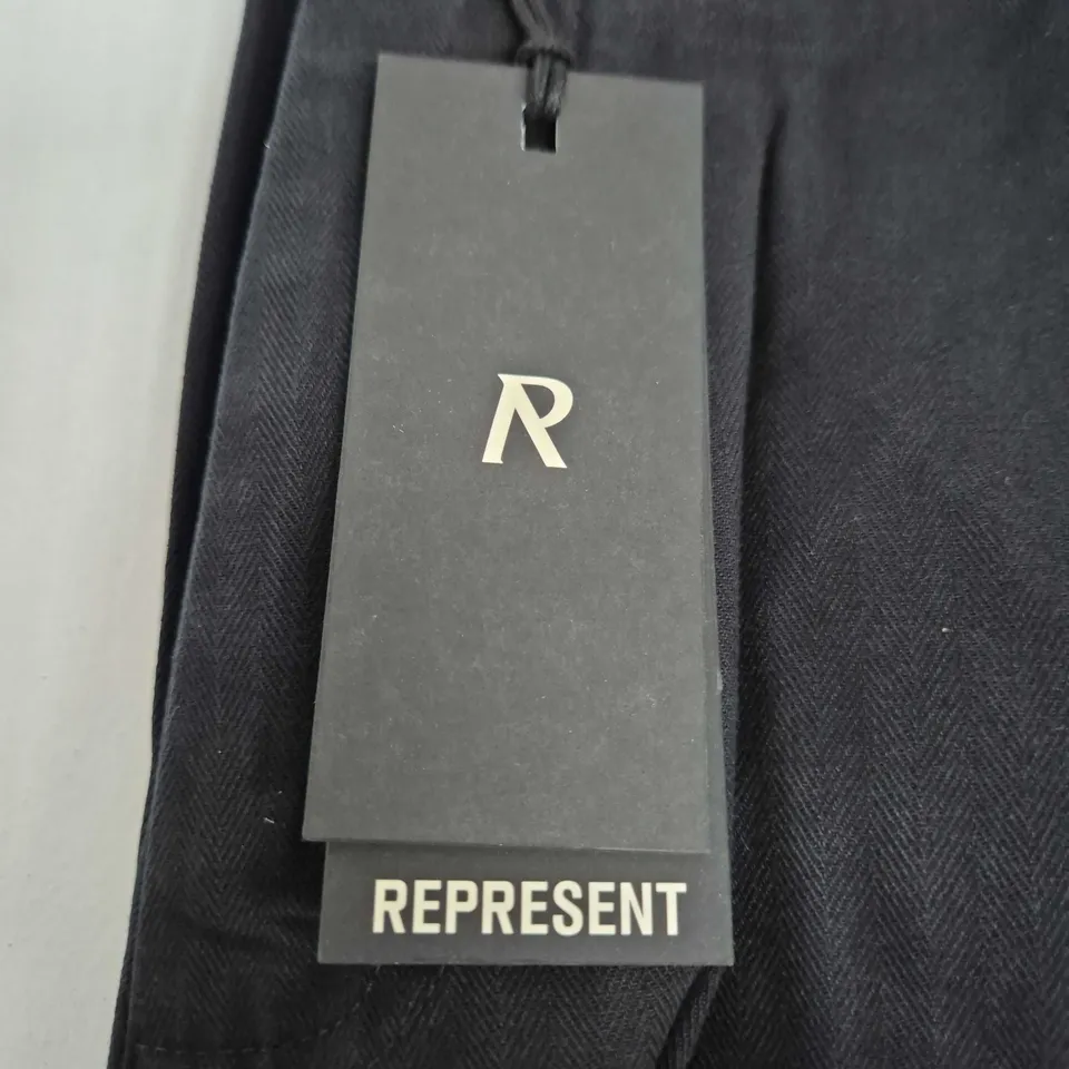 REPRESENT WORKSHOP SHORT – COTTON, BLACK, XL (MEN'S)