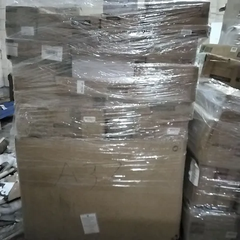 PALLET OF HOUSEHOLD ITEMS TO INCLUDE JEWELLERY BOX, STORAGE SHELF, PICTURE FRAME AND OTHER ASSORTED ITEMS...