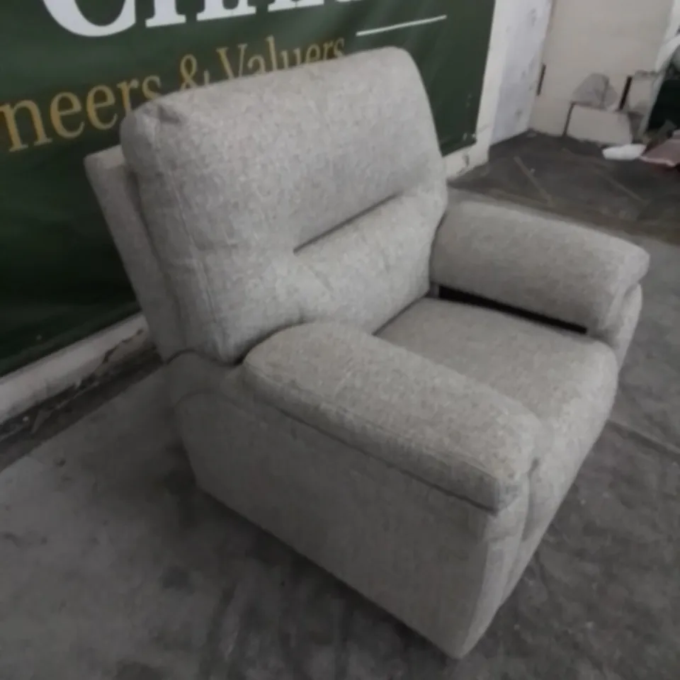 DESIGNER G PLAN MADE SEATTLE AROLA SAND FABRIC ARMCHAIR
