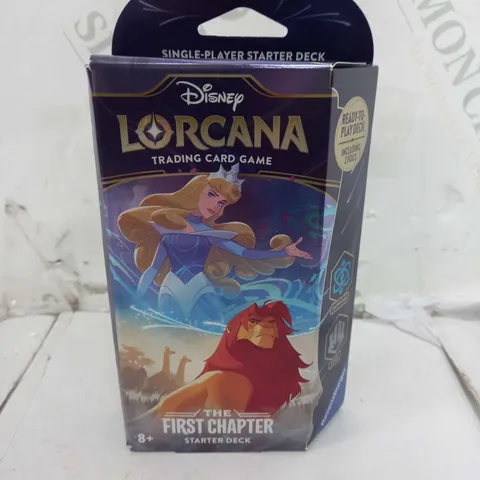 BRAND NEW BOXED DISNEY LORCANA TRADING CARD GAME THE FIRST CHAPTER STARTER DECK