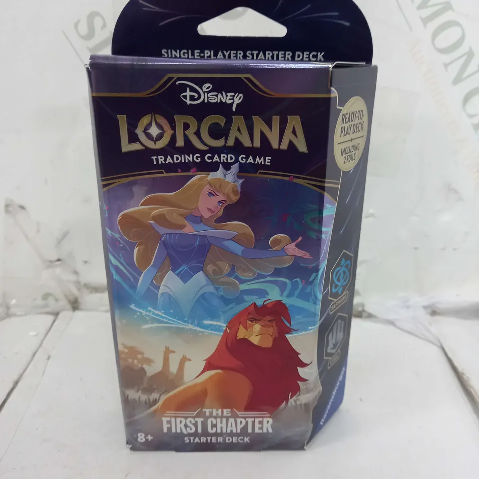 BRAND NEW BOXED DISNEY LORCANA TRADING CARD GAME THE FIRST CHAPTER STARTER DECK