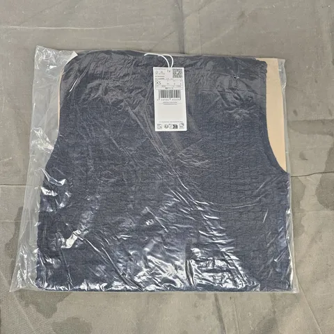 MANGO VESTIDO 424TURA DRESS IN NAVY SIZE UK 6