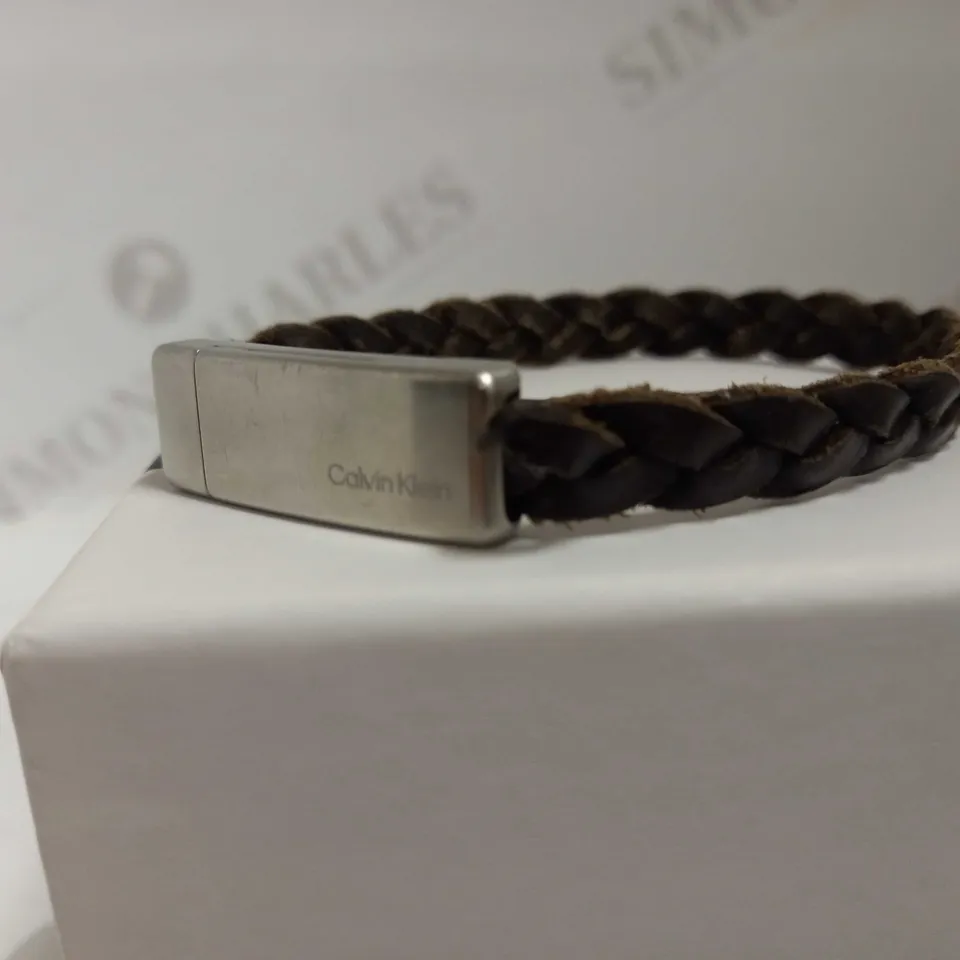 CALVIN KLEIN WRAPPED & BRAIDED MENS BRACELET RRP £79