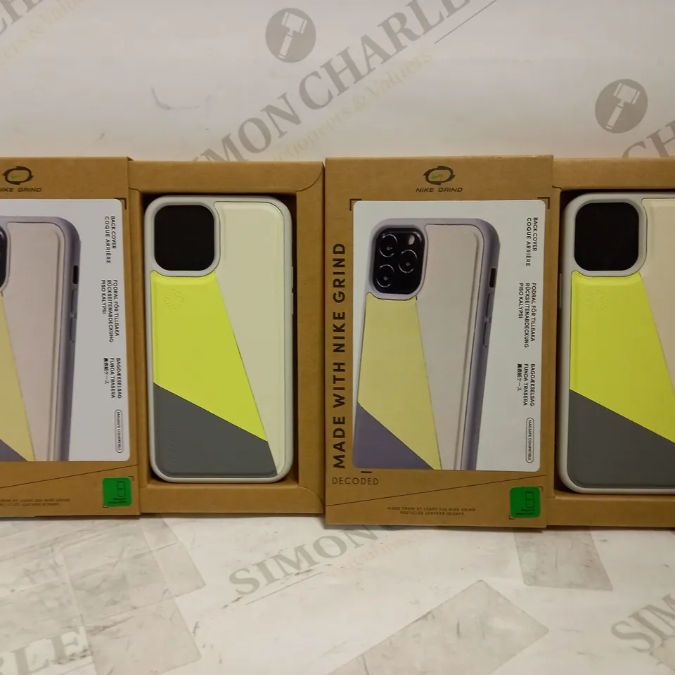 LOT OF 2 NIKE GRIND DECODED APPLE IPHONE 12/12 PRO MAGSAFE COMPATIBLE PHONE CASES