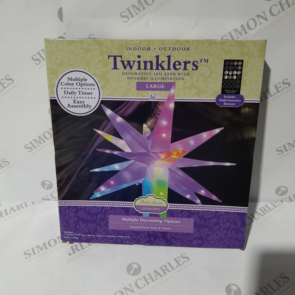 BOXED PACIFIC ACCENTS STAR BURST LIGHT