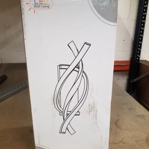 BOXED SHULIN 3-LIGHT SPIRAL-SHAPED FLUSH MOUNT WALL SCONCE