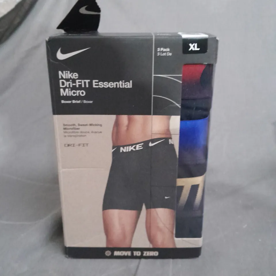 NIKE DRI FIT XL ESSENTIAL MICRO BOXERS 