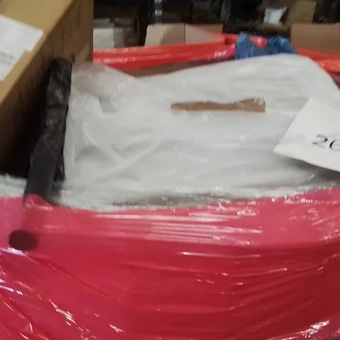 PALLET OF ASSORTED HOUSEHOLD GOODS AND PRODUCTS TO INCLUDE;MONITOR,MATTRESS,RETRACTABLE SAFETY GATE