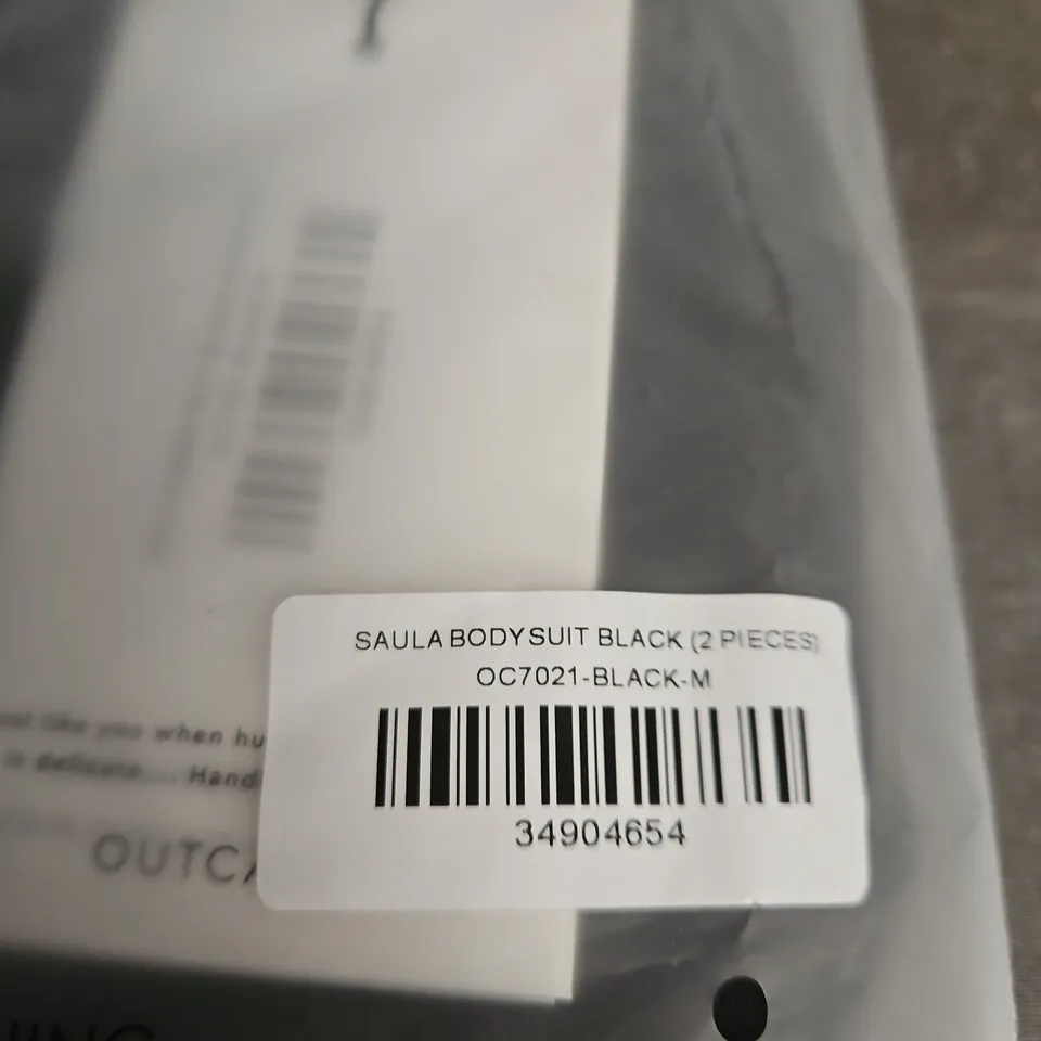 OUTCAST SAULA BODYSUIT BLACK – SIZE M, 2 PIECES