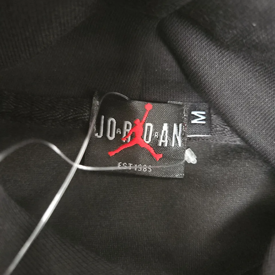 JORDAN BRAND HOODIE – BLACK, JUMPMAN LOGO – MEN'S MEDIUM