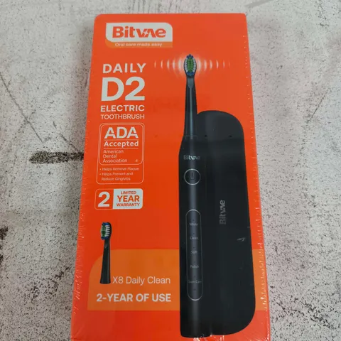 SEALED BITVAE DAILY D2 ELECTRIC TOOTHBRUSH