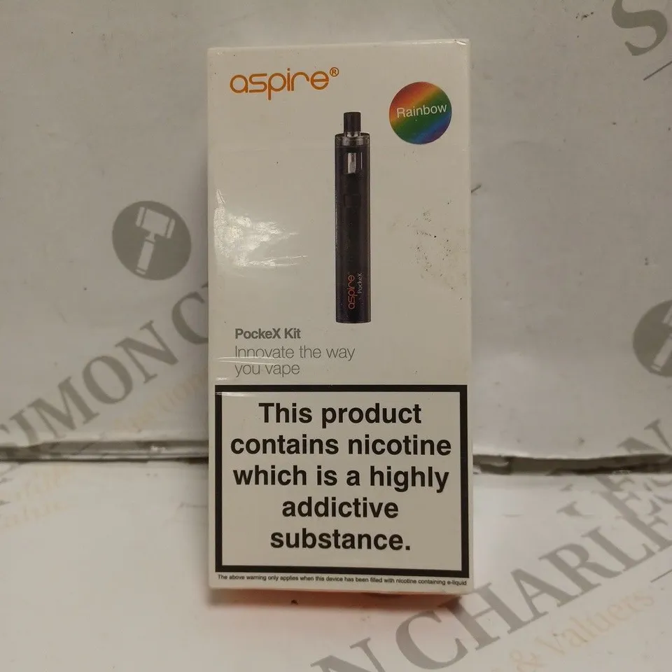 BOXED AND SEALED ASPIRE POCKEX KIT - RAINBOW.