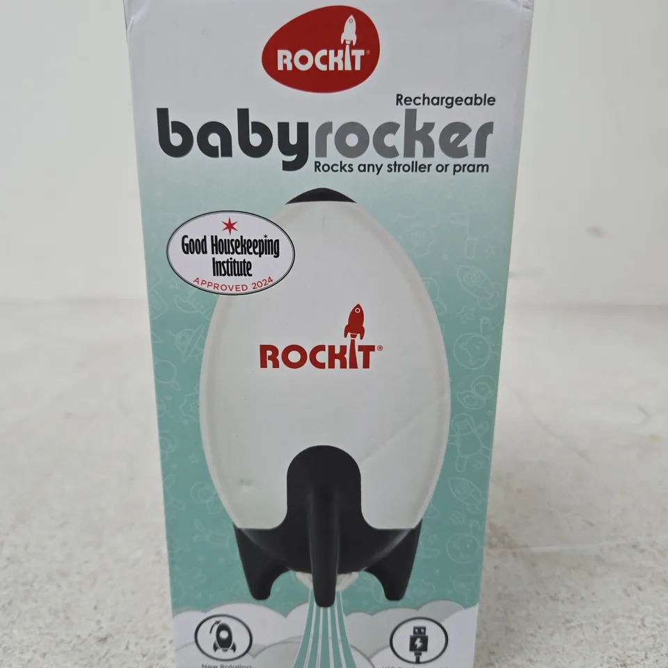 ROCKIT RECHARGEABLE BABY ROCKER FOR PRAMS – BOXED