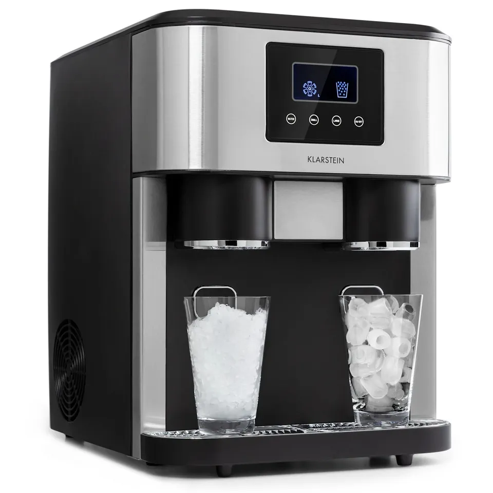 KLARSTEIN ICEAGE 1L 15KG/24H ICE MAKER SILVER