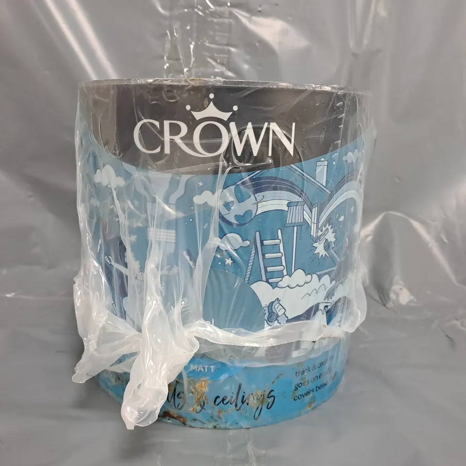 CROWN WALL & CEILINGS MATT TEAL PAINT (2.5L)
