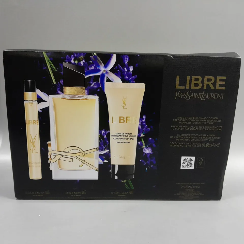 BOXED YVES SAINT LAURENT YSL LIBRE EAU DE PARFUM 90ML GIFT SET RRP £125
