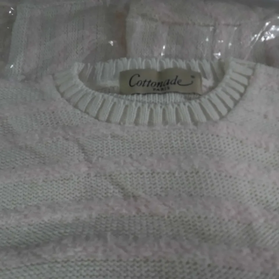 LOT OF 5 COTTONADE PINK STRIPED JUMPERS
