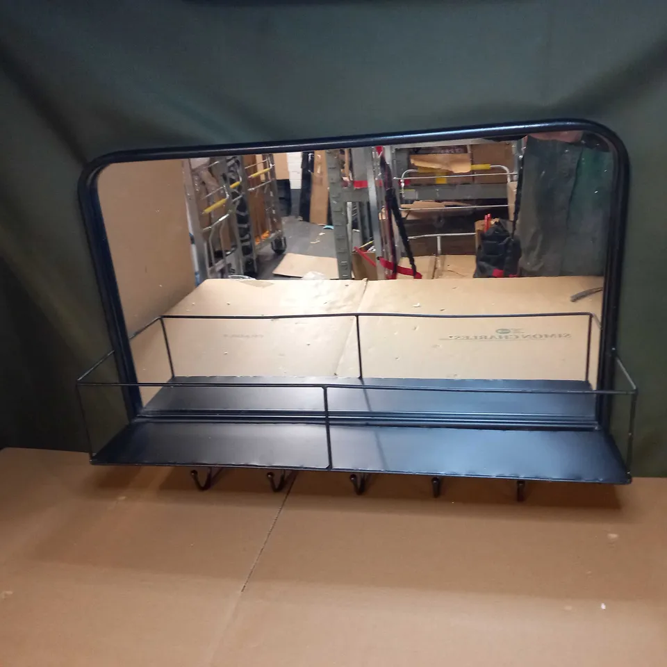 WALL DISPLAY WITH HOOKS