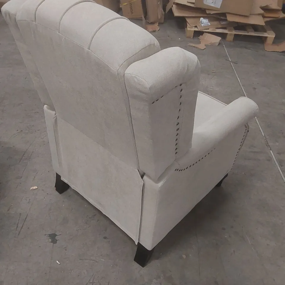 76CM WIDE CLASSIC PUSH BACK RECLINER WITH TUFTED BACK AND RIVETS