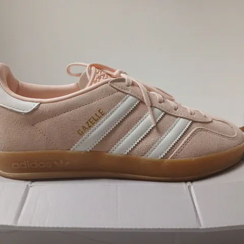 ADIDAS PINK SUEDE TRAINERS – WOMEN'S - UK 7