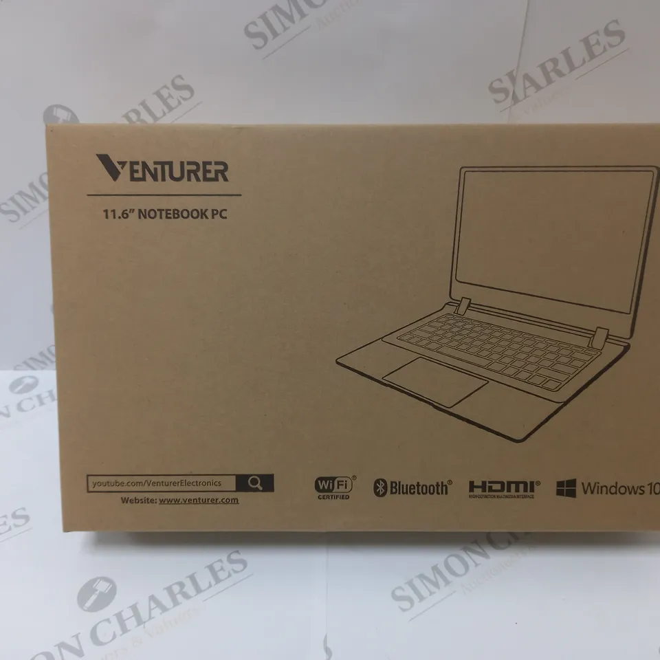 BRAND NEW BOXED VENTURER EUROPA 11 PLUS 11.6" NOTEBOOK PC - MATT BLACK 