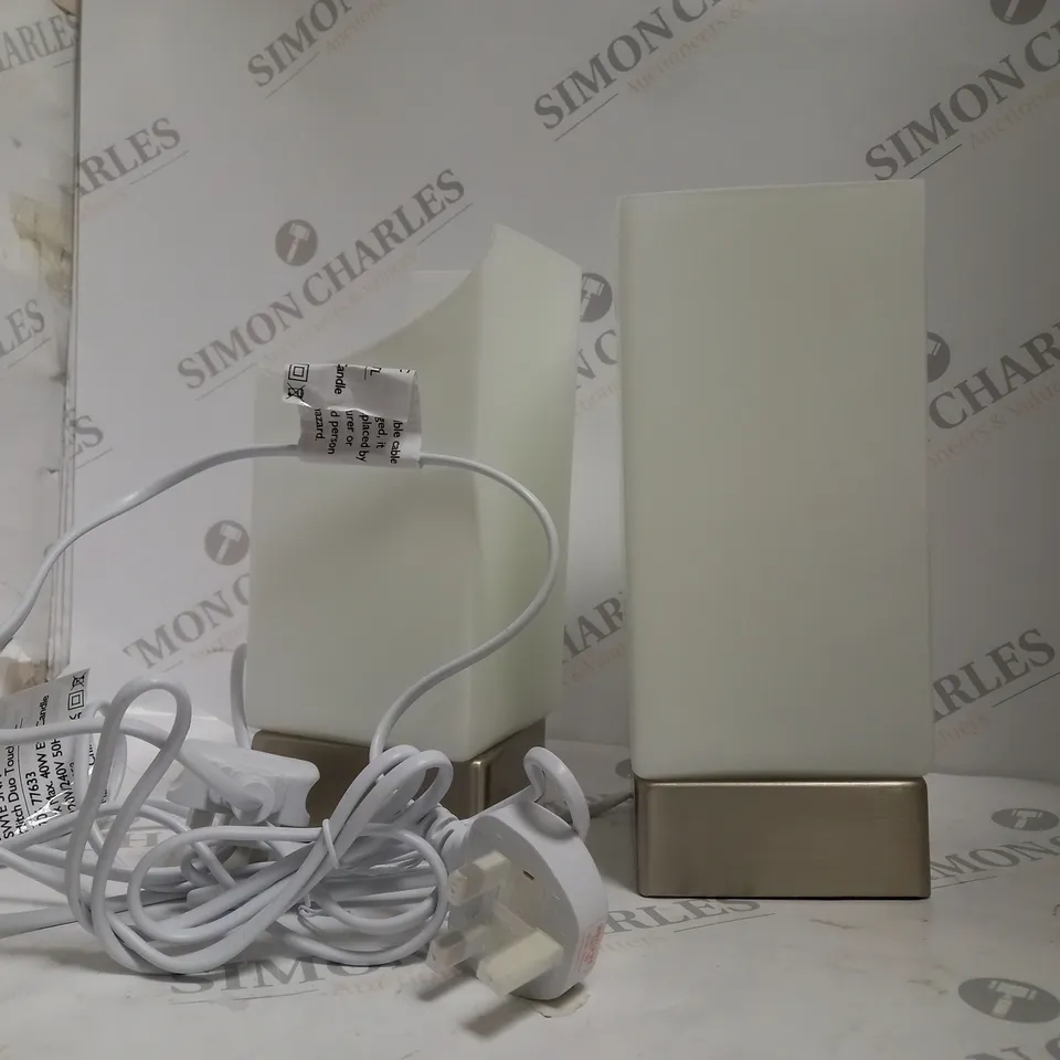 JOHN LEWIS MITCH TOUCH LAMP SET OF 2