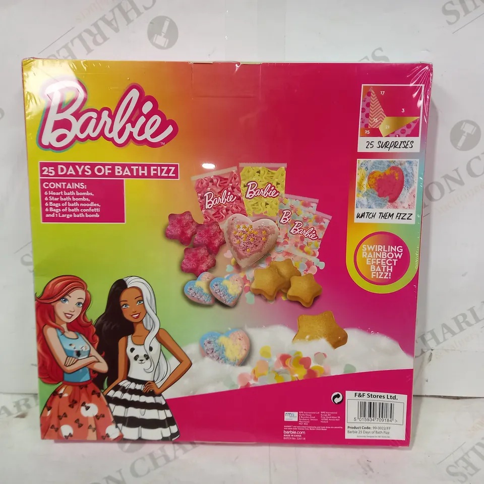 BARBIE 25 DAYS OF BATH FIZZ