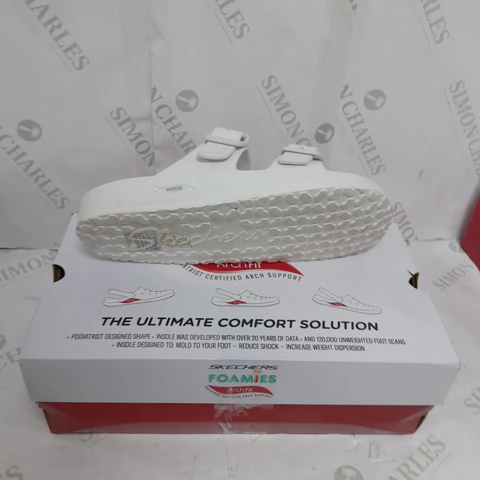 SKECHERS ARCH FIT FOAMIES SLIDE SANDAL SIZE 6