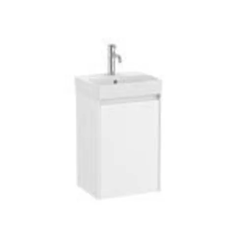 BRAND NEW BOXED ROCA ONA 40CM COMPACT VANITY UNIT 1 DOOR - MATT WHITE