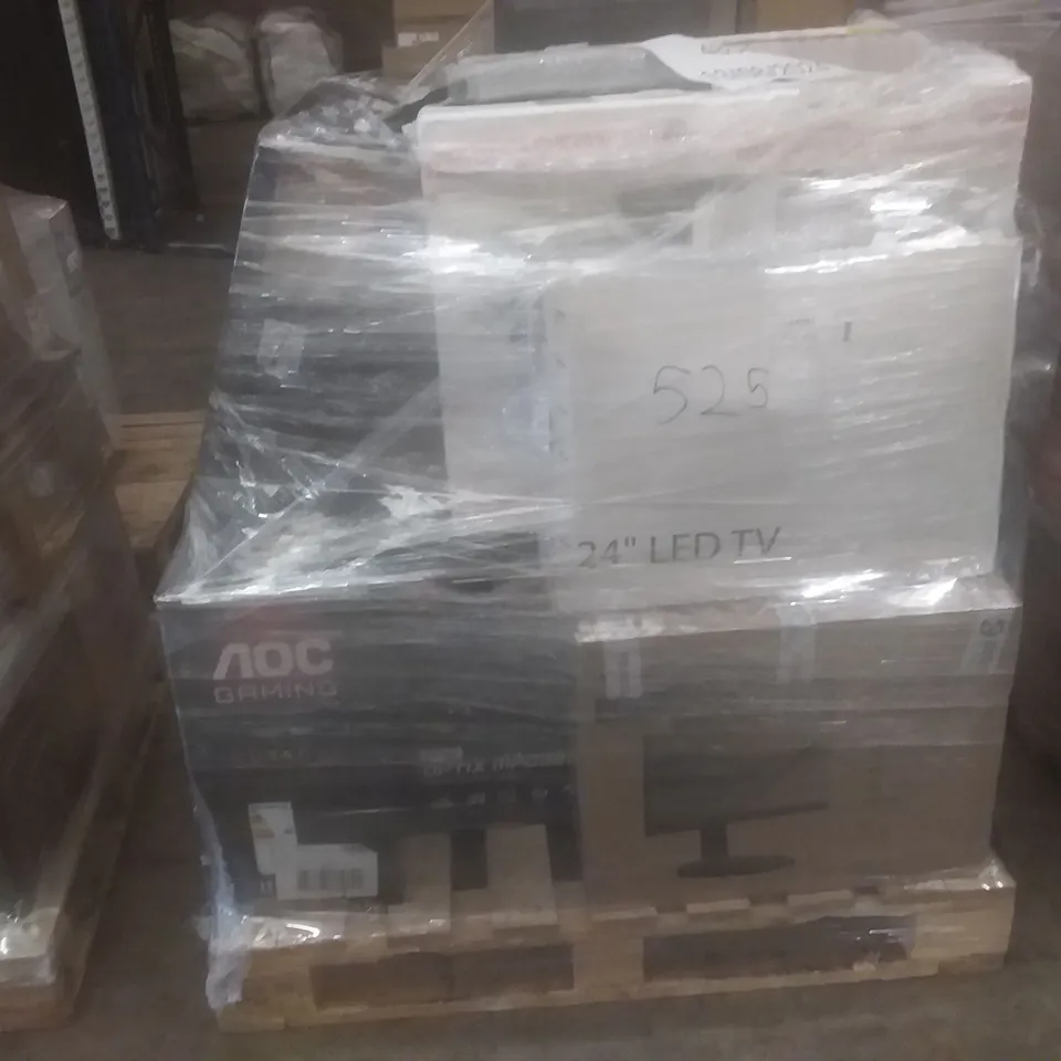 PALLET OF APPROXIMATELY 18 UNPROCESSED RAW RETURN MONITORS TO INCLUDE;