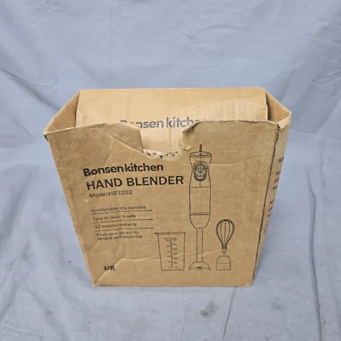 BONSENKITCHEN HAND BLENDER HB3202 – BOXED