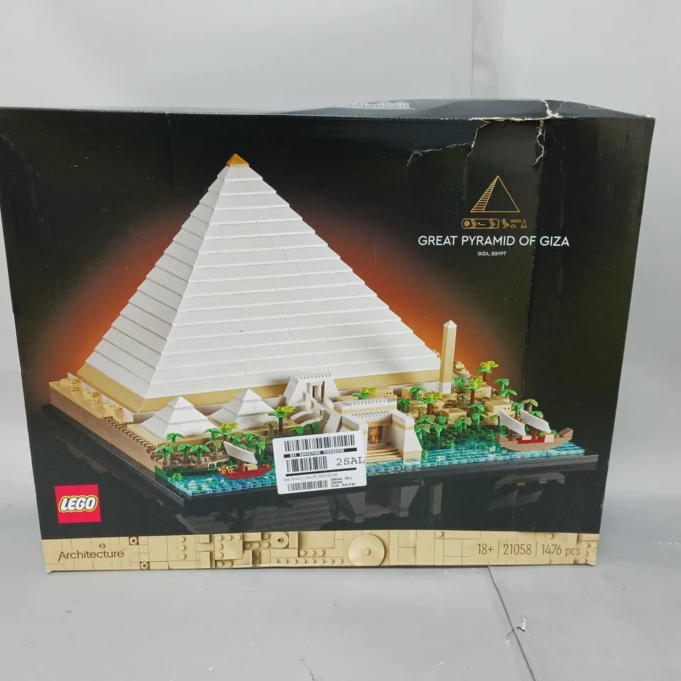 LEGO ARCHITECTURE GREAT PYRAMID OF GIZA (SET 21058) RRP £125