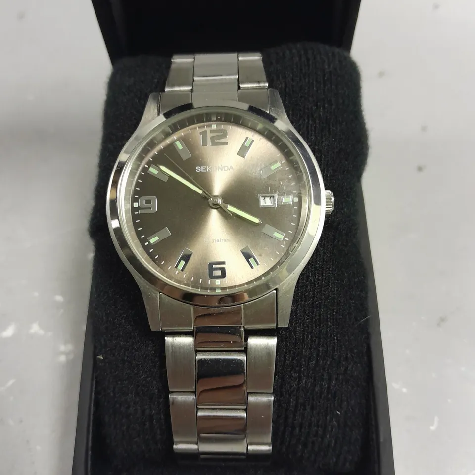sekonda stainless steel gents watch 