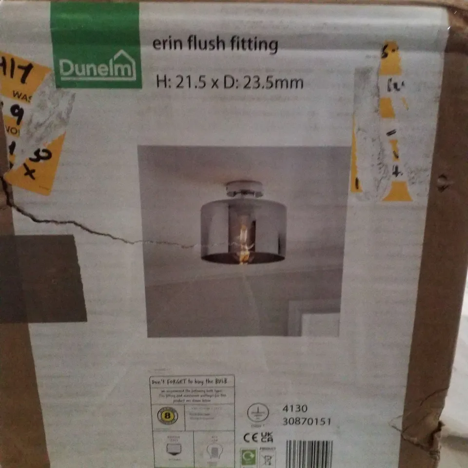 BOXED DUNELM ERIN FLUSH FITTING 