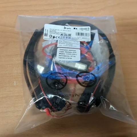 BAGGED POLY BE 3220 USB-C HEADSET