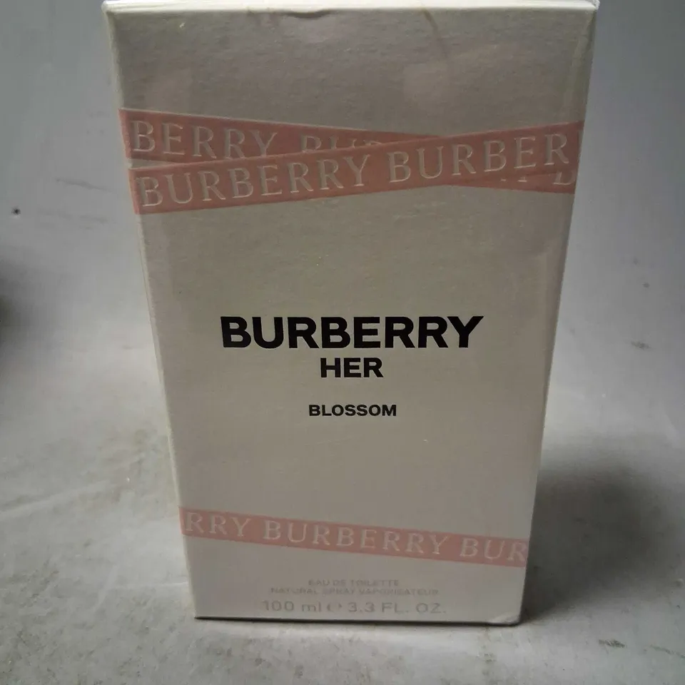 BOXED AND SEALED BURBERRY HER BLOSSOM EAU DE TOILETTE 100ML