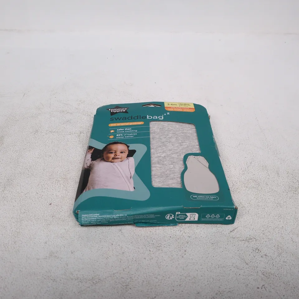 TOMMEE TIPPEE BABY SWADDLE BAG – 3–6 MONTHS (BOXED)