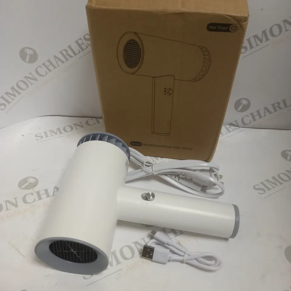 SMART MULTIFUNCTIONAL HAIR DRYER WHITE