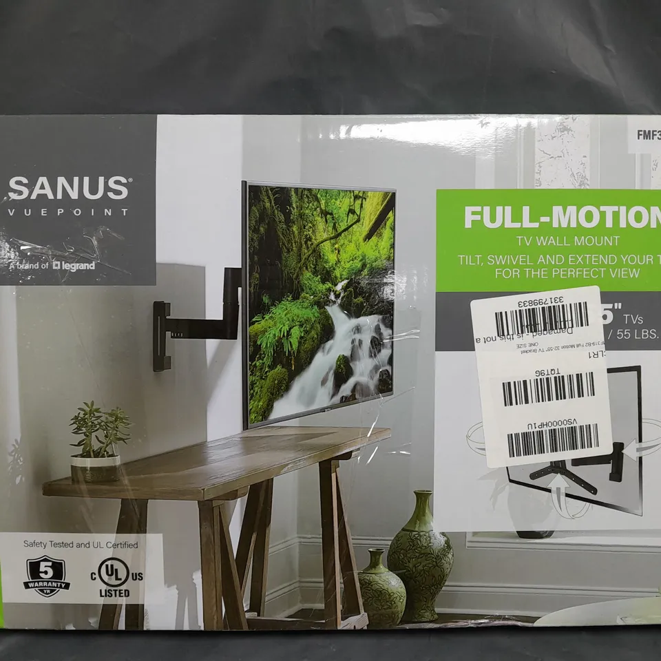 SANUS FMF319-B2 FULL MOTION 32-25" TV BRACKET  RRP £70