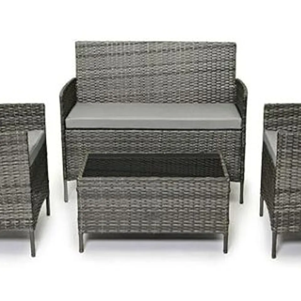  EVRE RATTAN GARDEN FURNITURE SET PATIO CONSERVATORY INDOOR OUTDOOR - COLLECTION ONLY 