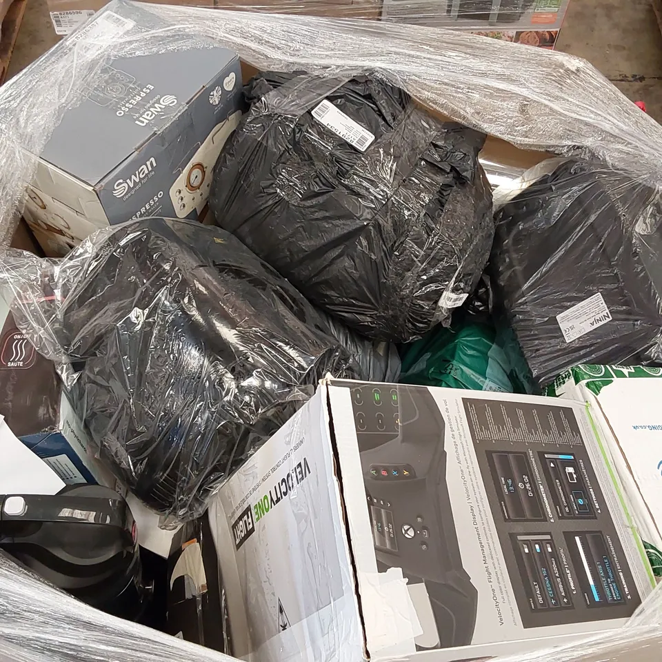 PALLET OF APPROXIMATELY 23 UNPROCESSED RAW RETURN HOUSEHOLD AND ELECTRICAL GOODS TO INCLUDE;