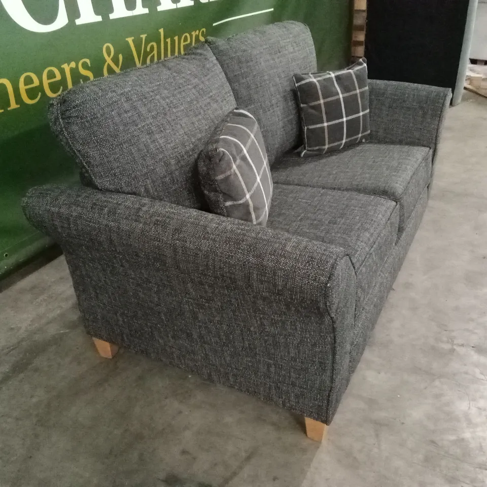 ALSOP 2 SEATER FABRIC SOFA - CHARCOAL RRP £779